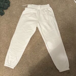 White sweatpants